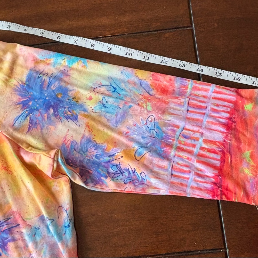 Leoma Lovegrove XX-Large Colorful Beach House Art Top 3/4 Sleeve - Picture 8 of 9